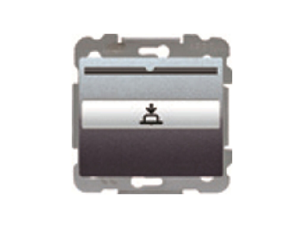 Mega, interruptor -conmutador tarjetero 1 microrruptor alumino prusia 10 (1,5) a 250 v~ con lámpara