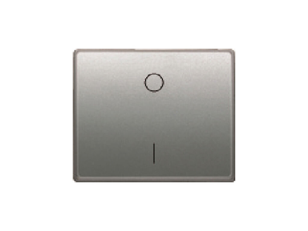Mega, tecla interruptor bipolar aluminio fusion