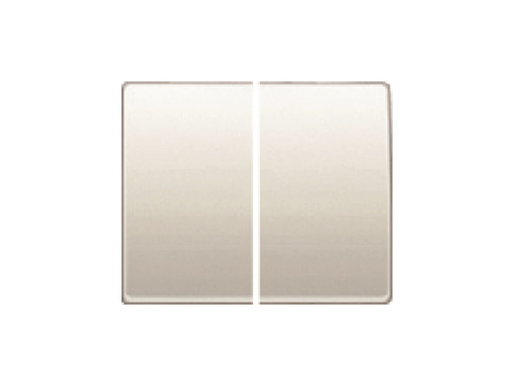 Mega, juego teclas doble interruptor /doble conmuta blanco perla mabe