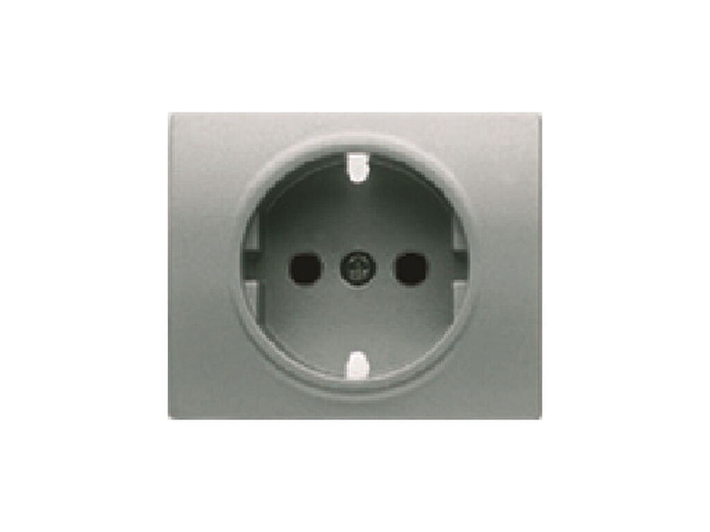 Mega, tapa proteccion de seguridad, para schuko delta aluminio fusion
