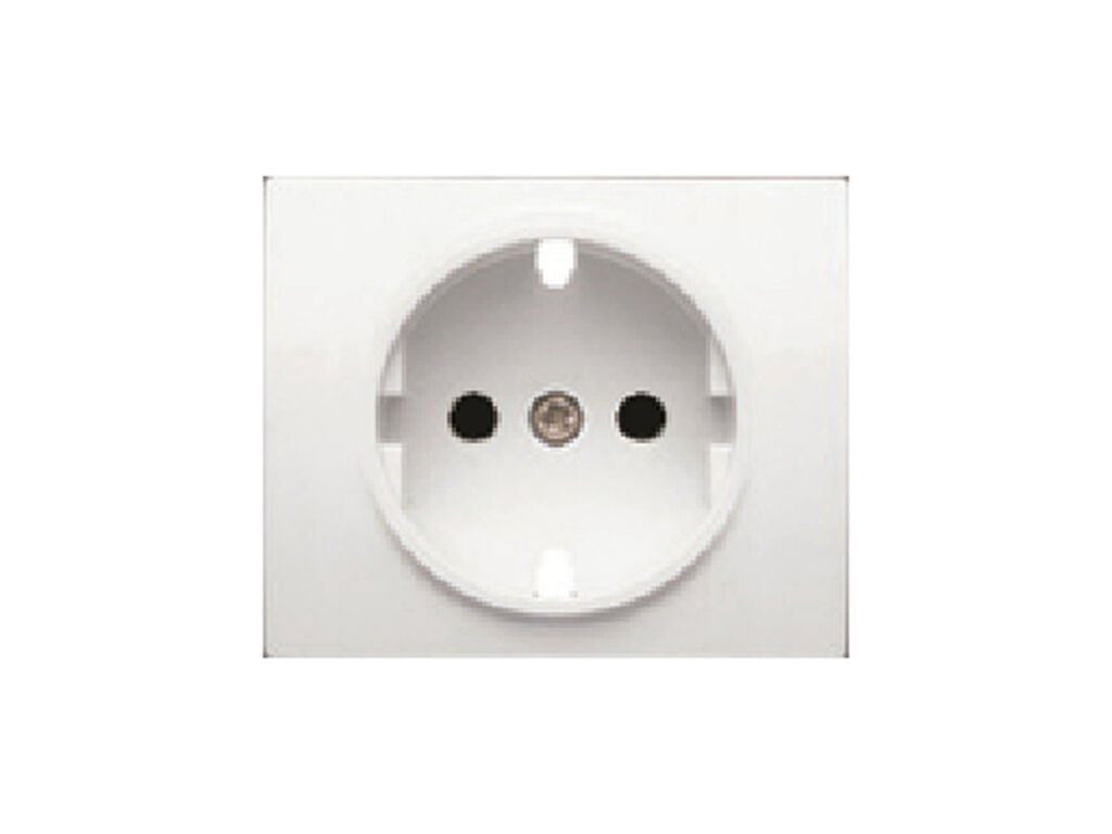 Mega, tapa proteccion de seguridad, para schuko delta blanco perla mabe