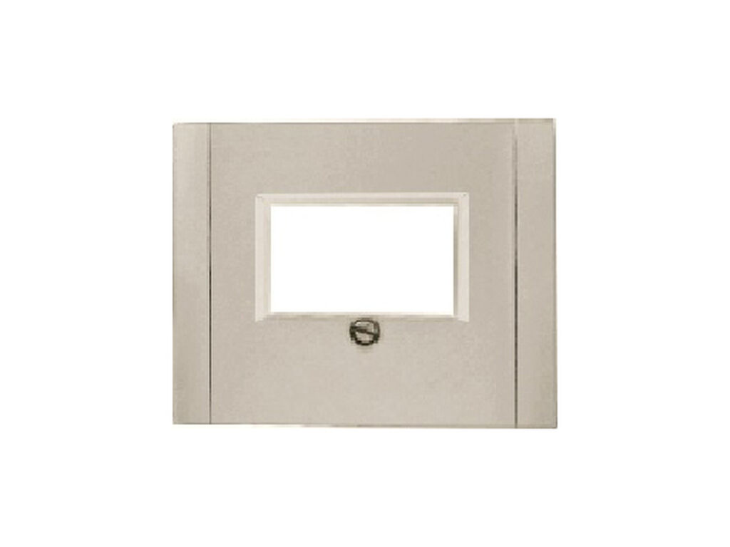 Mega, tapa conectores multimedia, blanco perla mabe