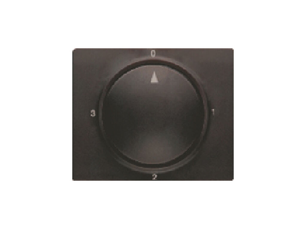 Mega, tapa y boton conmutador rotativo, antracita cosso