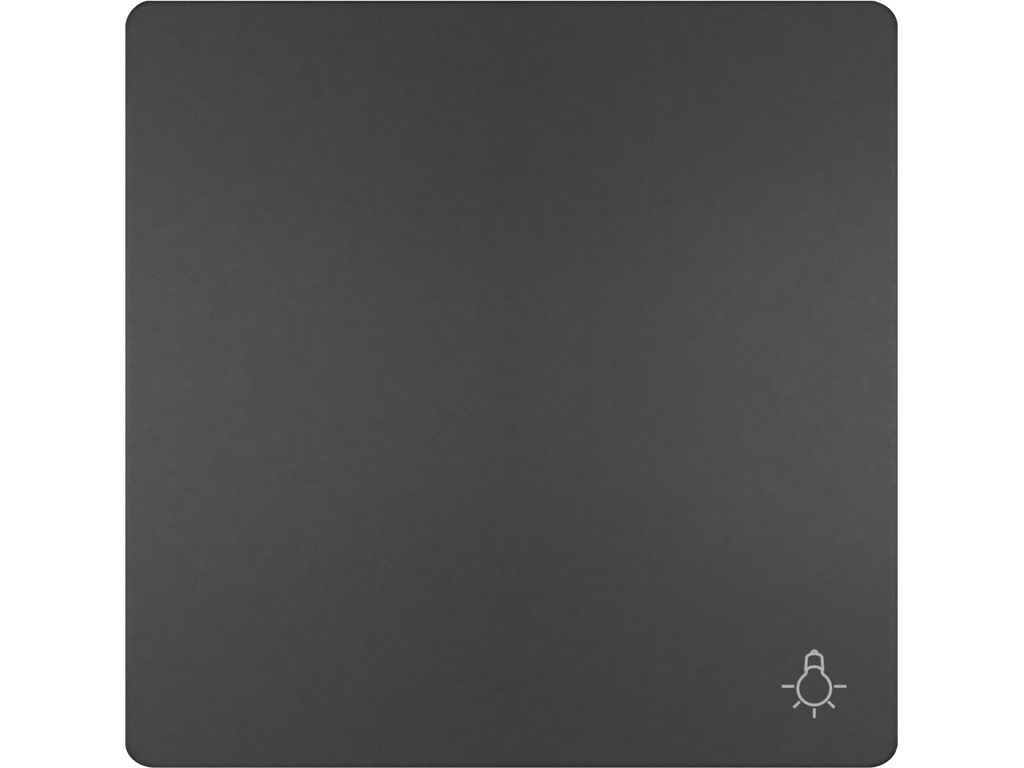 Style, tecla, simbolo luz, antracita cosso