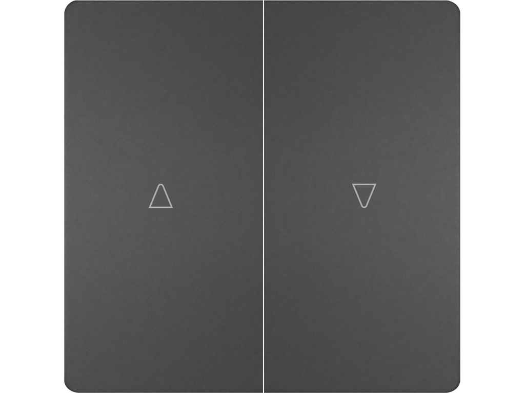 Style, tecla doble persiana, antracita cosso