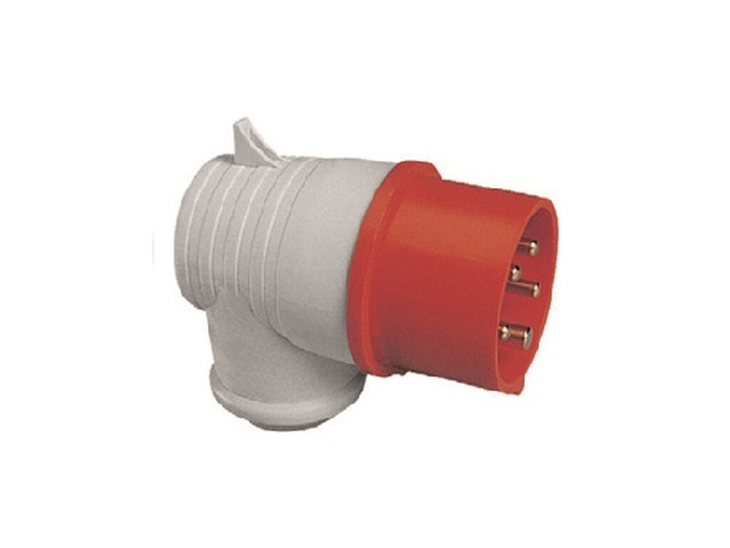 Cetact, clavija acodada 2p+t 16a ip 44
