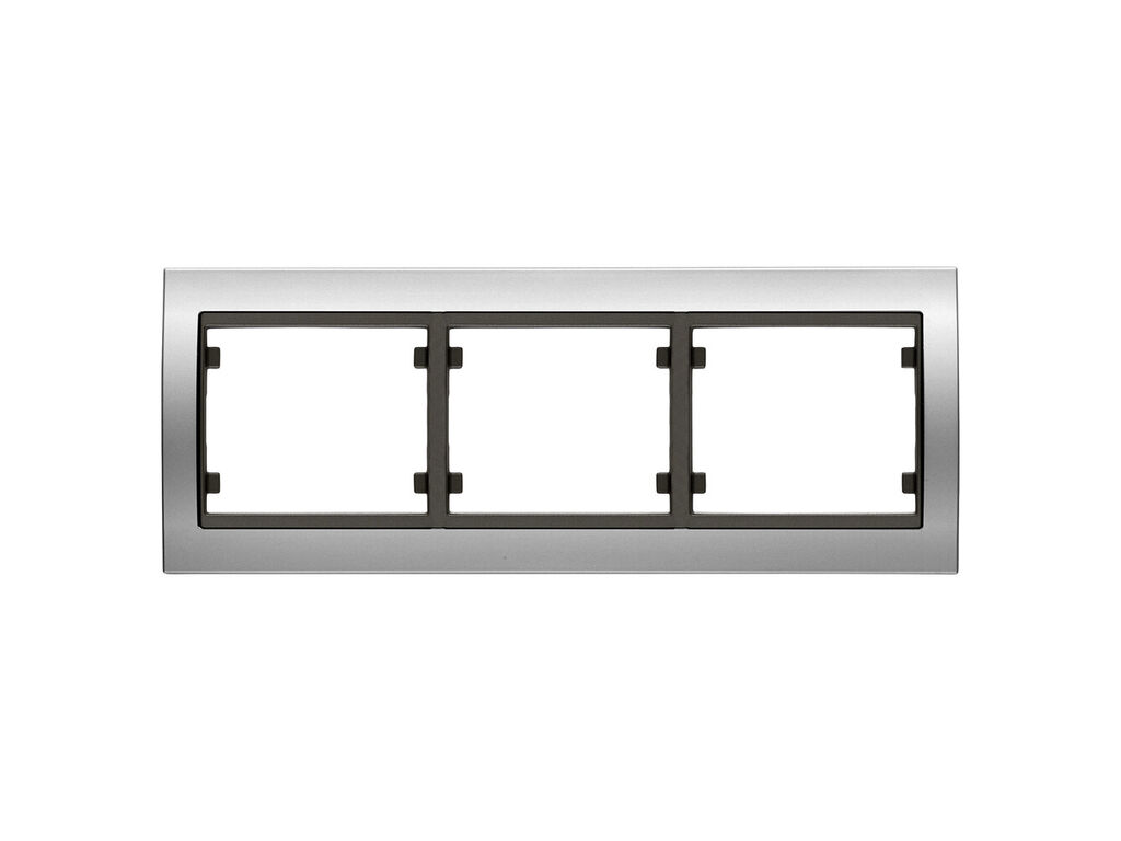 Mega, marco de 3 elementos horizontal, aluminio fusion cosso