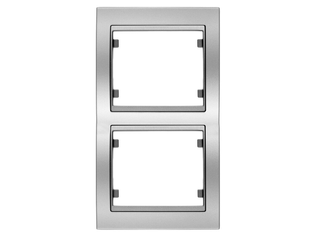 Mega, marco de 2 elementos vertical, aluminio fusion