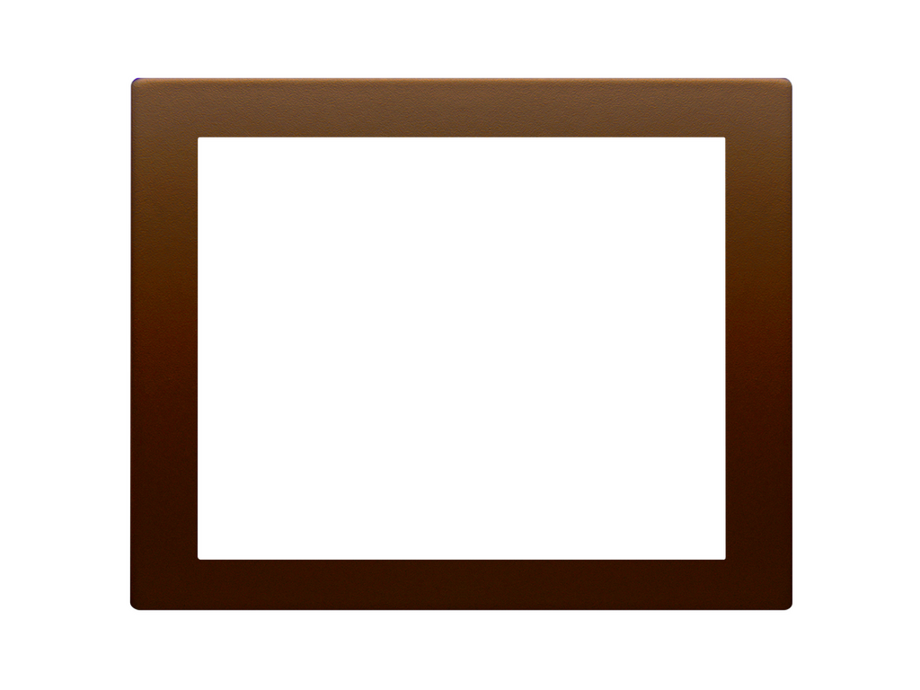 Iris, marco tarjetero temporizado, chocolate