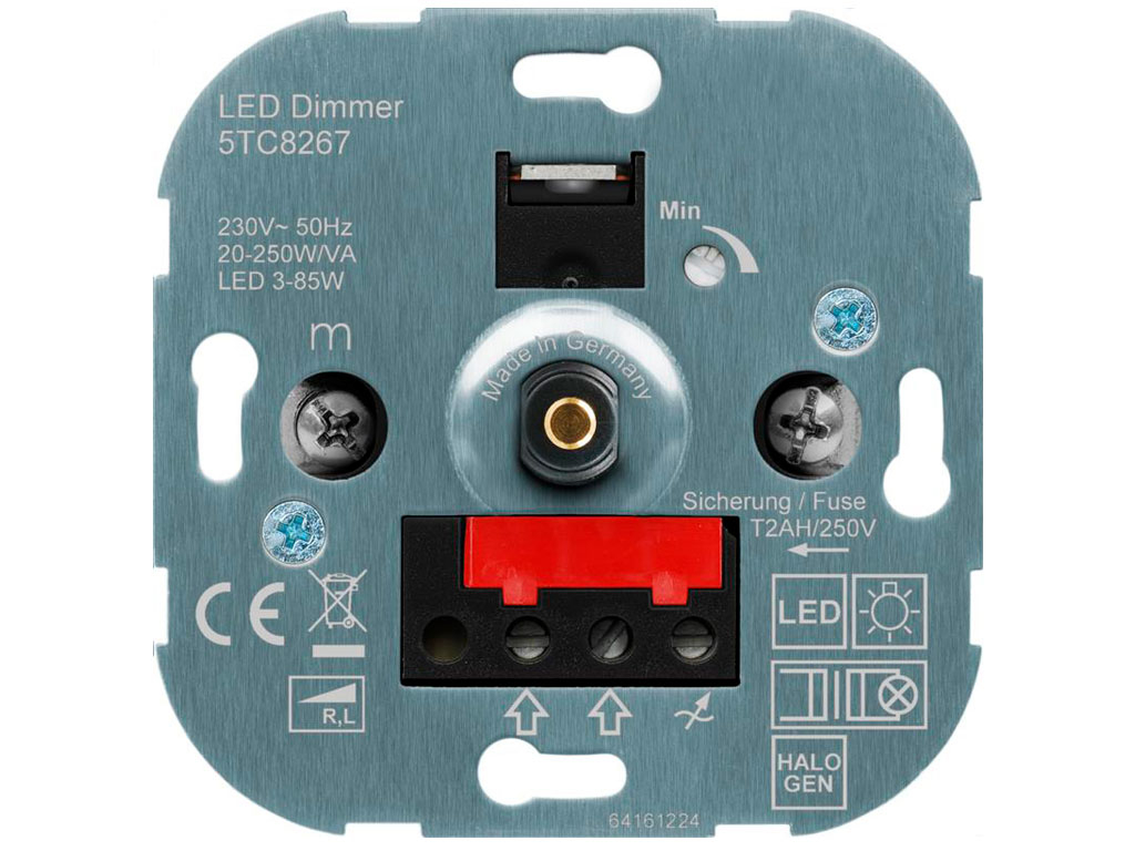 Regulador para lámparas led 3-85w, halogenas 230VAc y con transformador magnético