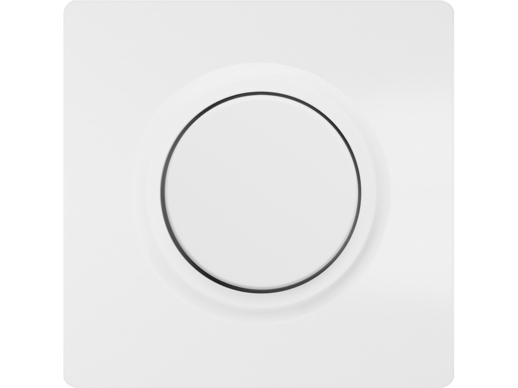 Style, tapa-boton regulador, Blanco Mate