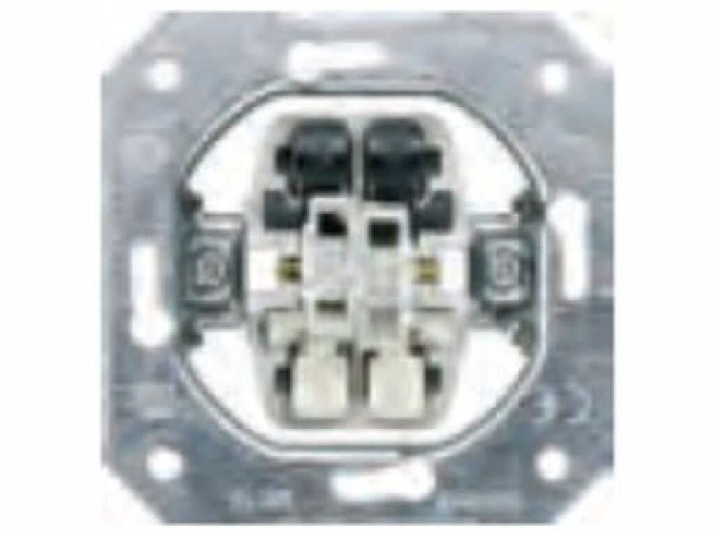 Mecanismo 18, doble interruptor, sin garras