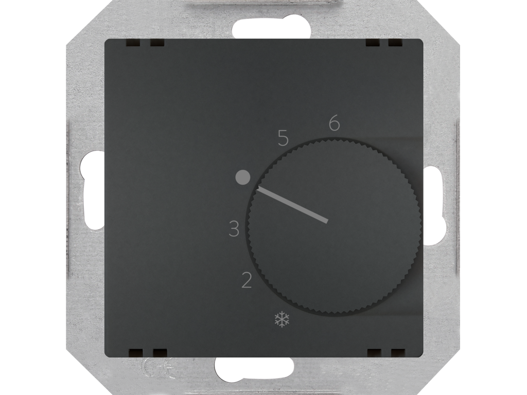 Style, termostato ambiente, Antracita Cosso