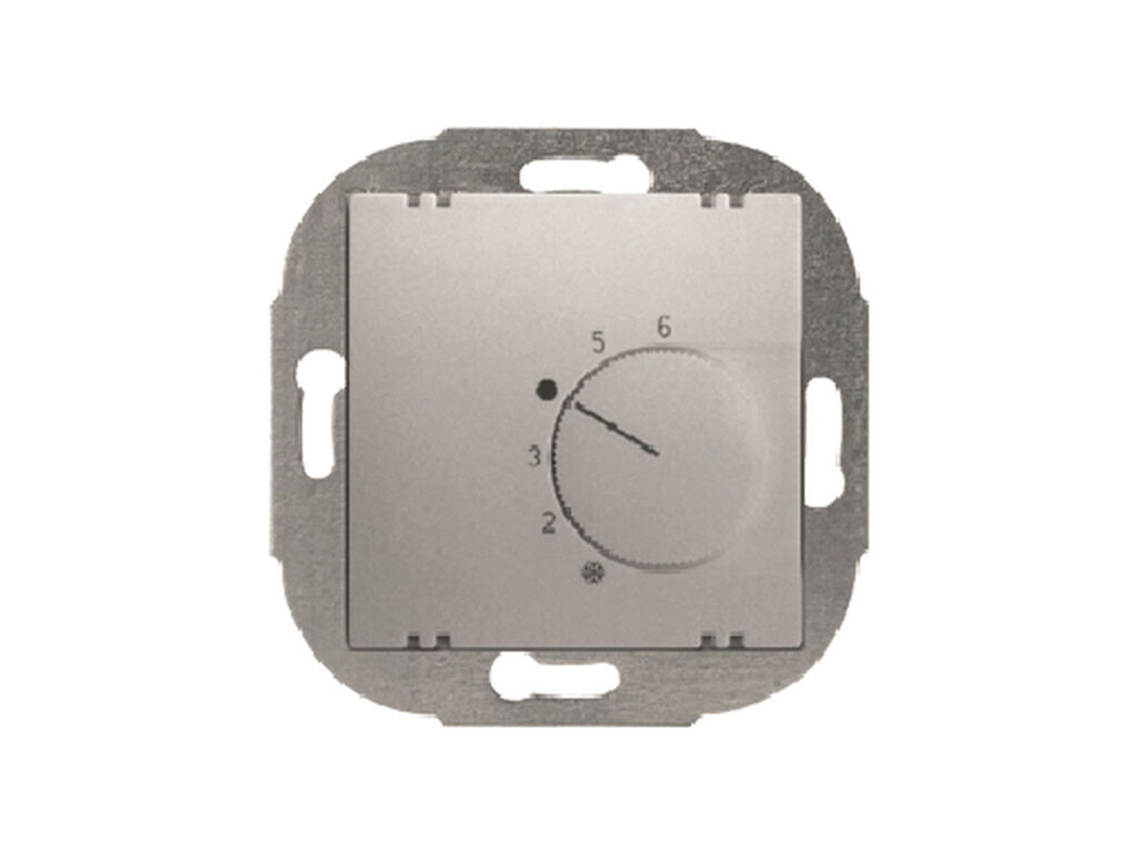 Miro, termostato ambiente, Aluminio Metalizado