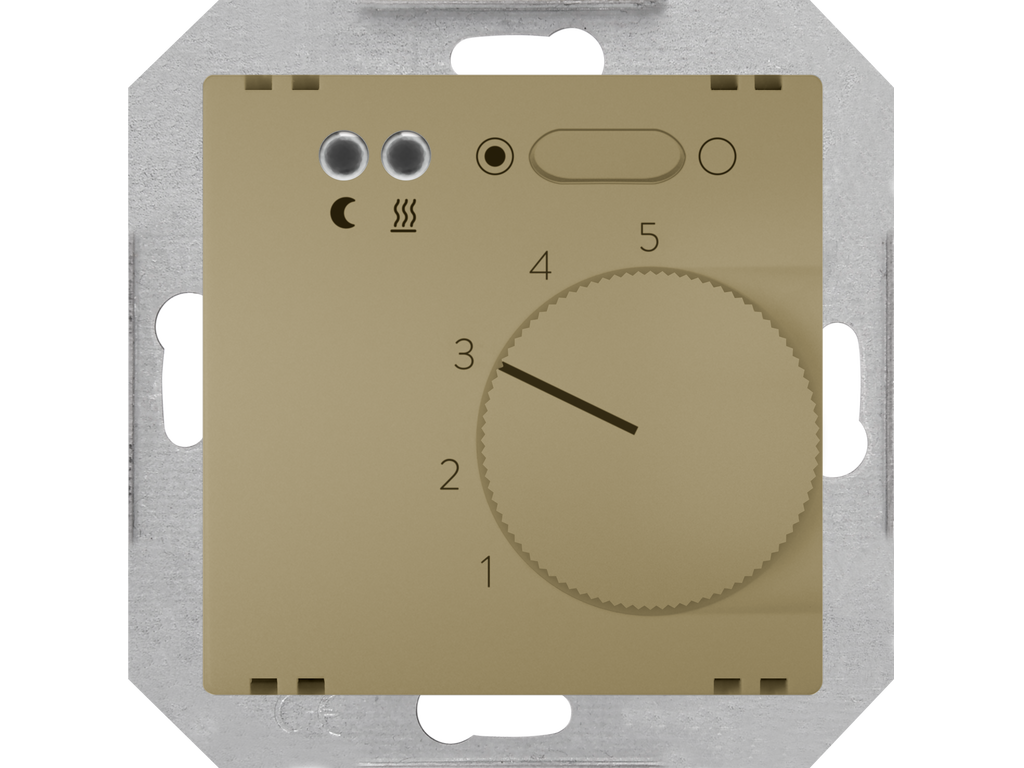 Style, termostato limitador suelo radial, Dorado Malta