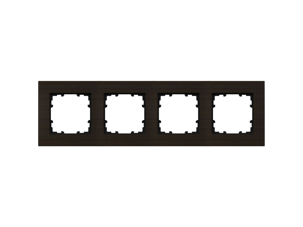 Miro, marco de madera de 4 elementos, wenge