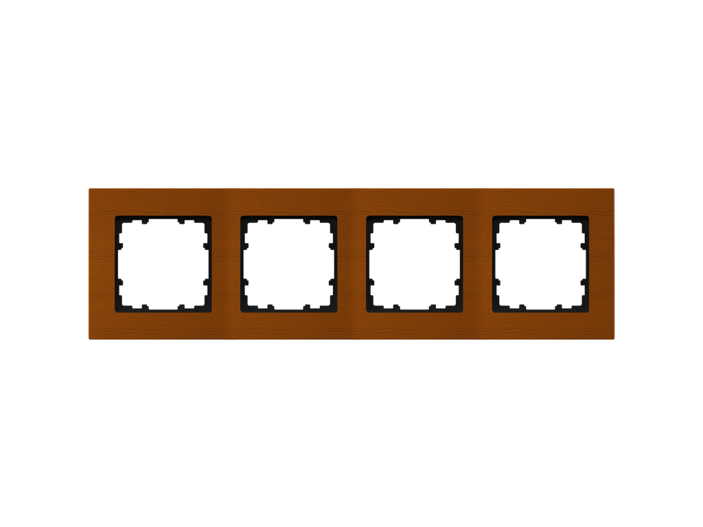 Miro, marco de madera de 4 elementos, cerezo