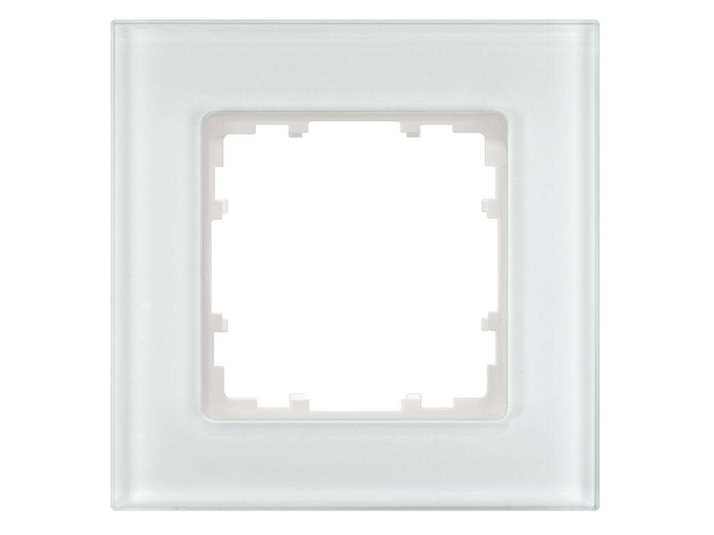 Miro, marco de cristal de 1 elemento, blanco