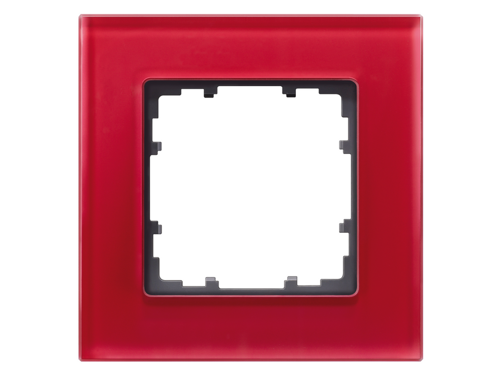 Miro, marco de cristal de 1 elemento, rojo oriental