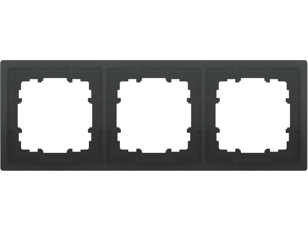 Style, marco de 3 elementos, Antracita Cosso