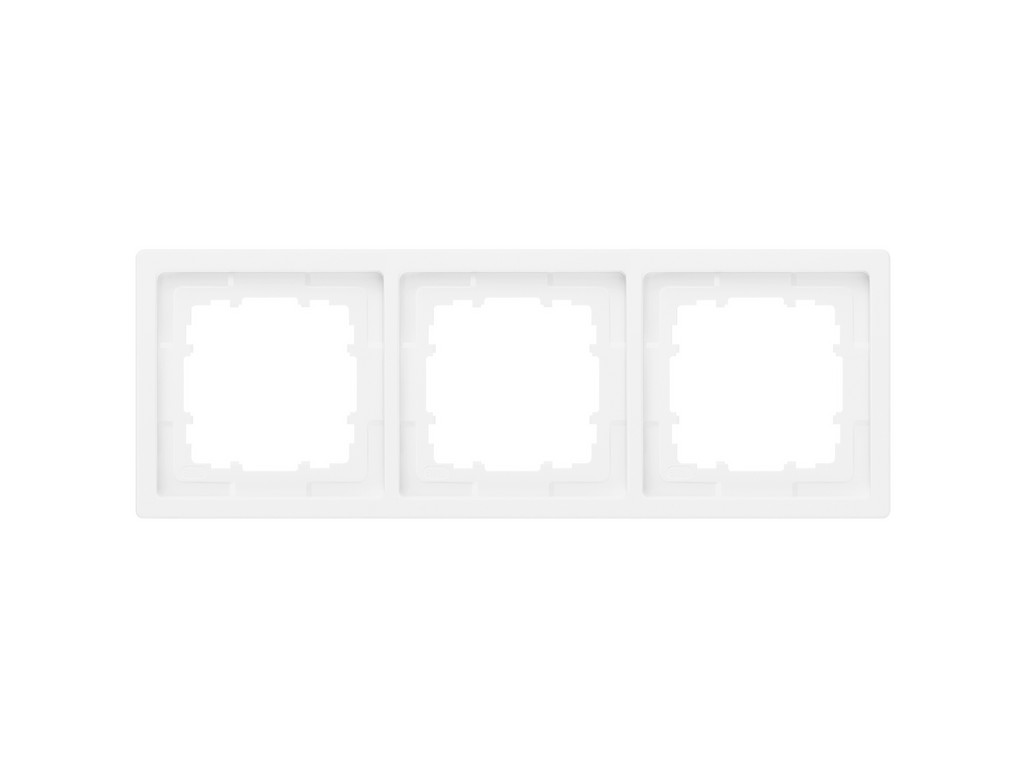 Style, marco de 3 elementos, Blanco Mate