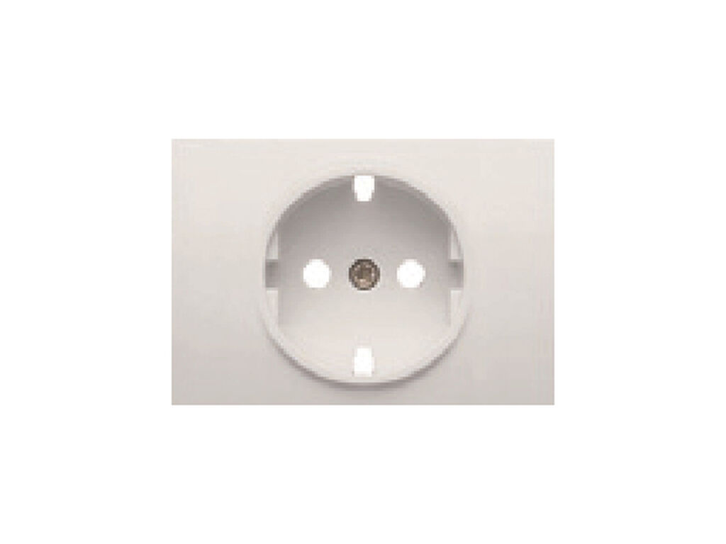 Coral, tapa base 2 polos + tt lateral protección de seguridad blanco