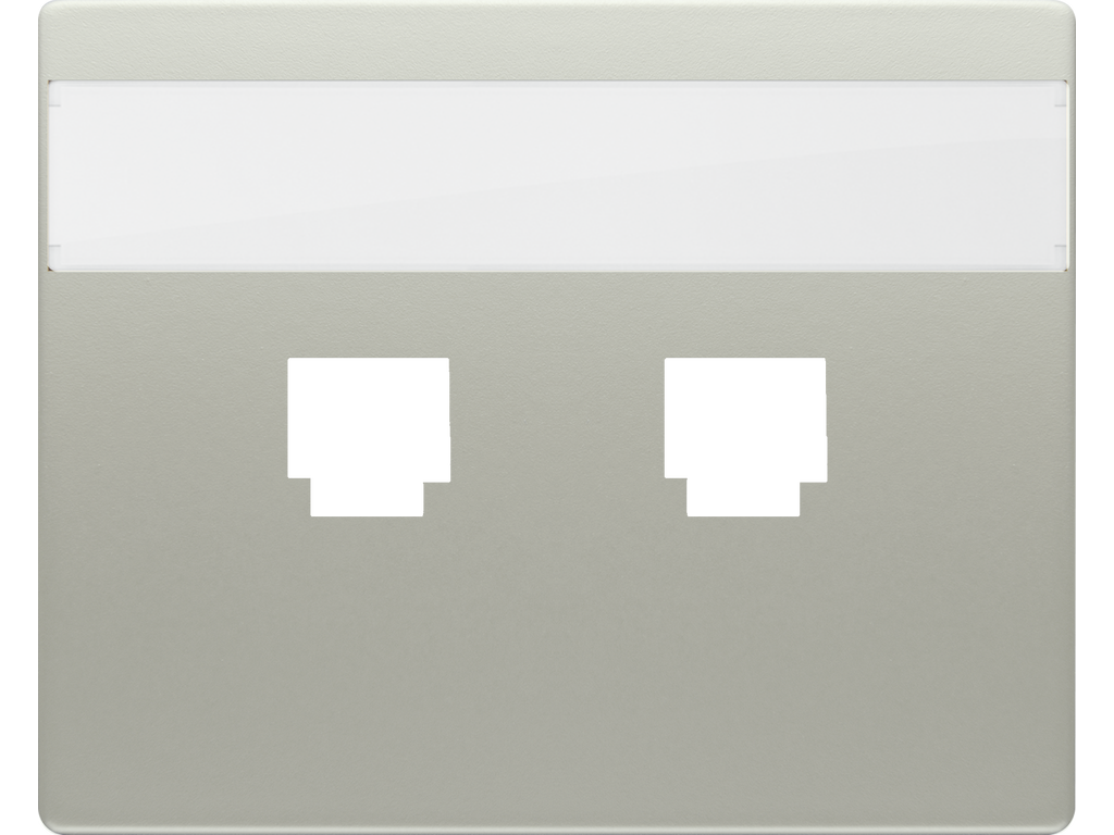 Iris, Tapa dos conectores rj11 o rj45 con portaetiqueta