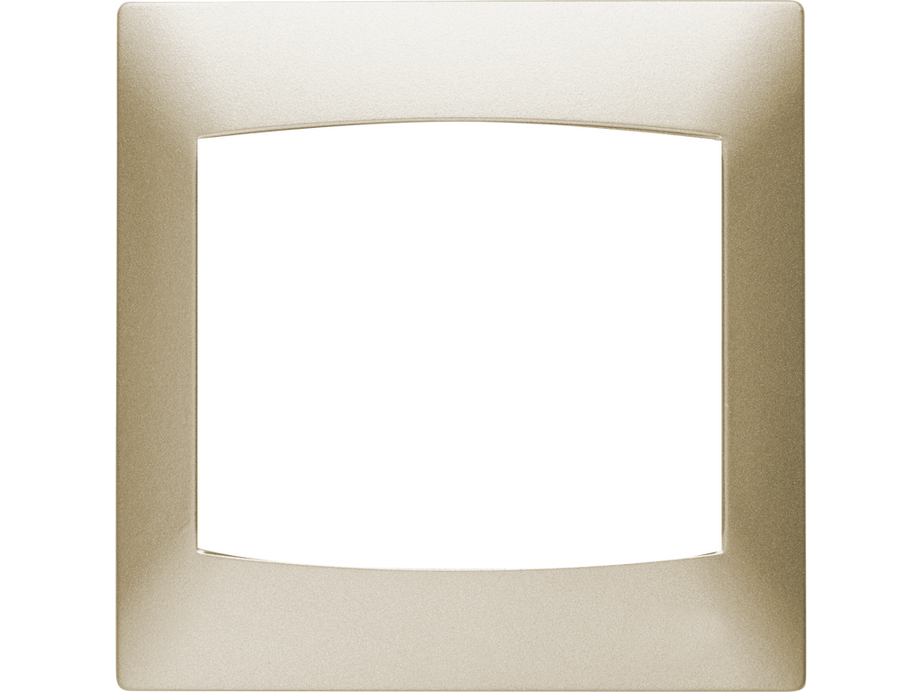 Coral, marco 1 elemento horizontal sin bastidor, dorado perlado