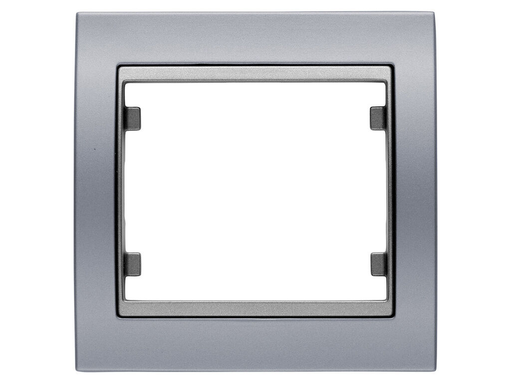 Mega, marco de 1 elemento horizontal-vertical, alumino prusia