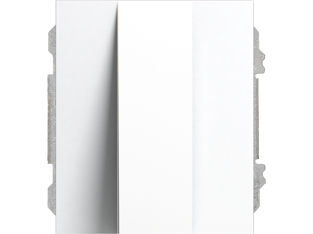 COSMOS, TAPA PARA SALIDA DE FIBRA ÓPTICA ACODADA, BLANCO SEDA
