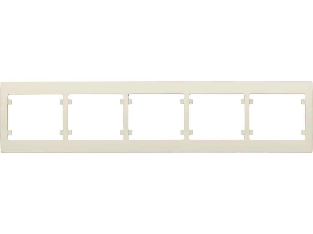 Iris, marco 5 elementos horizontal, beige