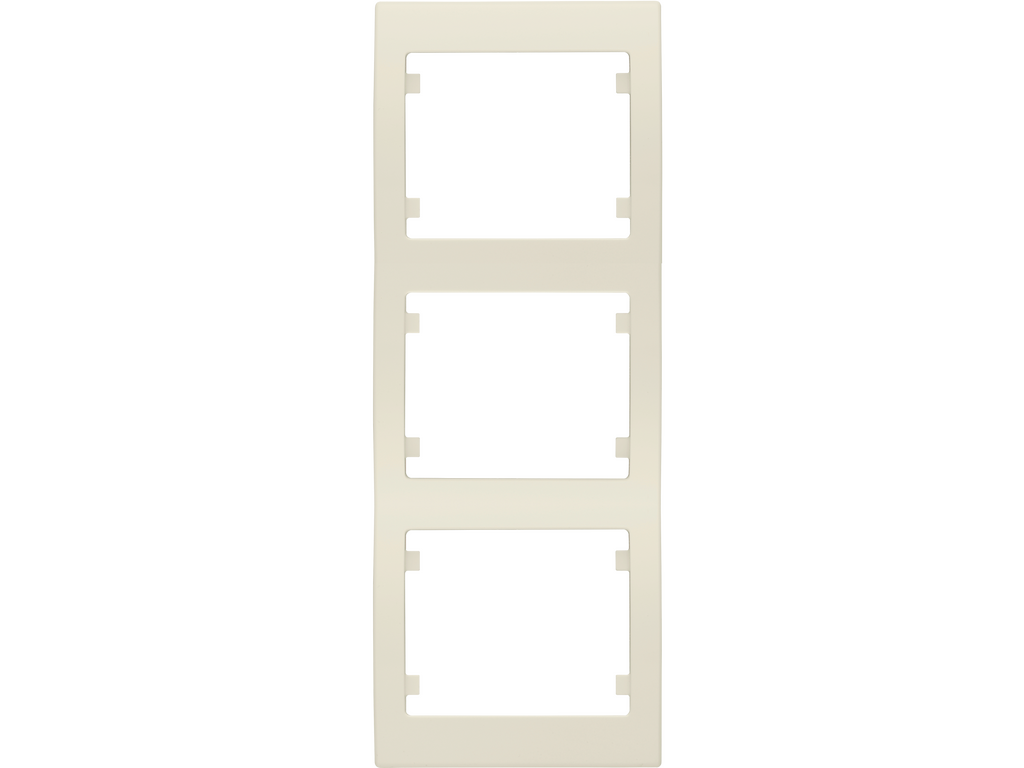 Iris, marco 3 elementos vertical, beige