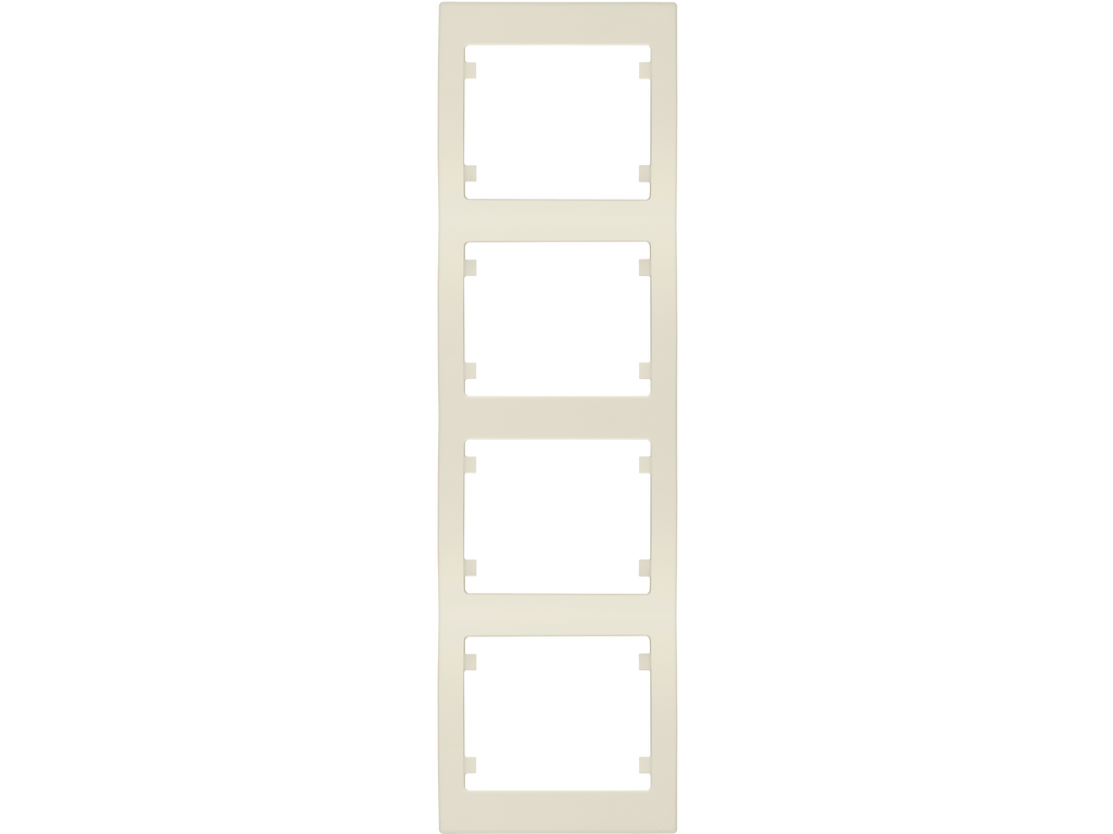 Iris, marco 4 elementos vertical, beige