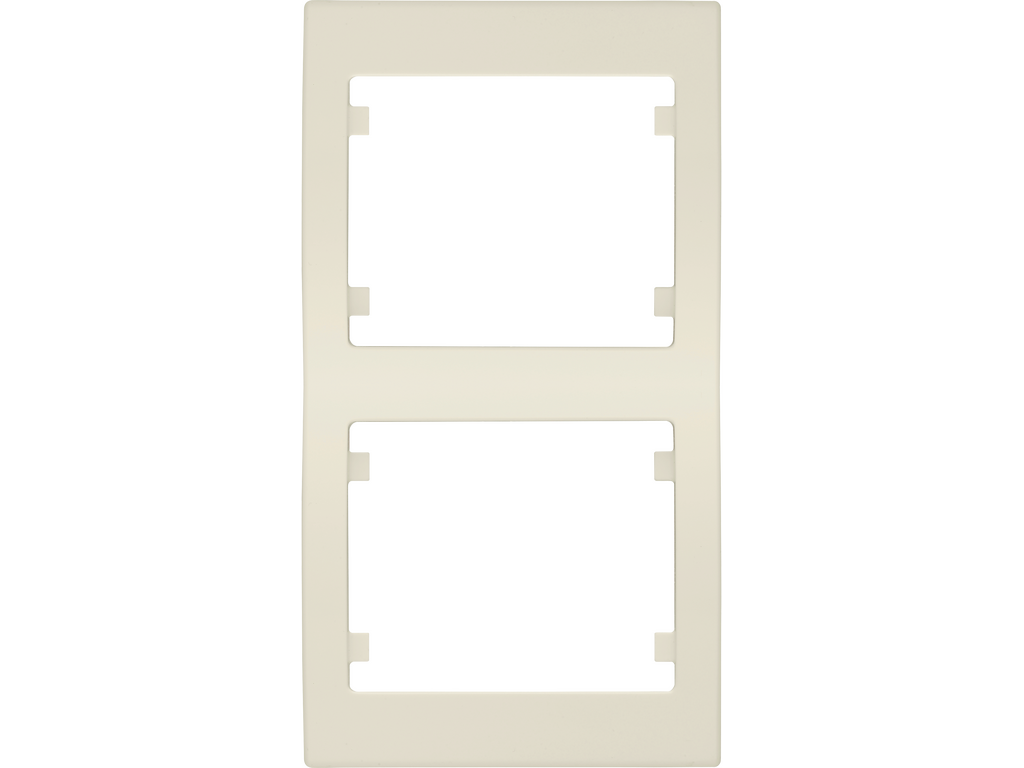 Iris, marco 2 elementos vertical, beige