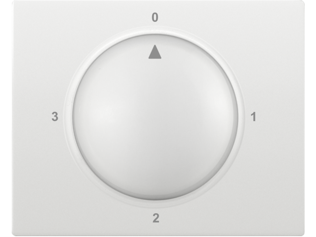 Tapa y boton conmutador rotativo