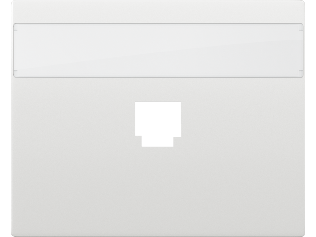 Tapa un conector rj11 o rj45 con portaetiquetas