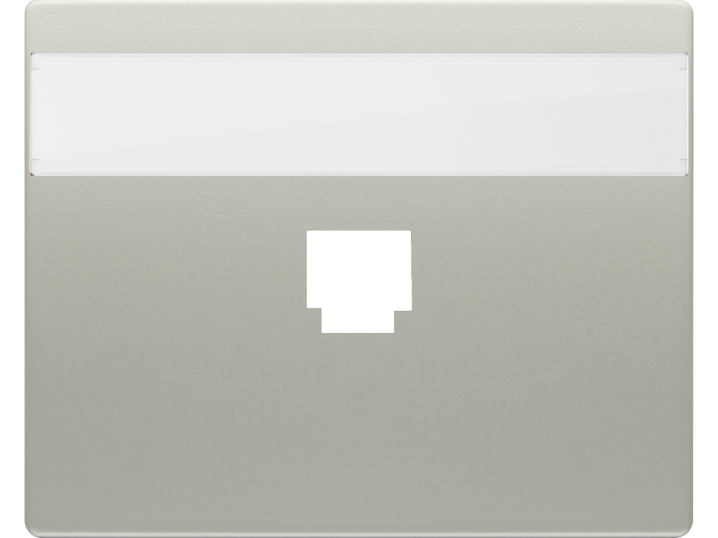 Iris, Tapa un conector rj11 o rj45 con portaetiquetas