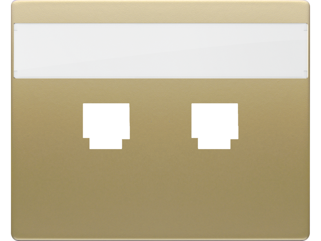 Iris, Tapa dos conectores rj11 o rj45 con portaetiqueta