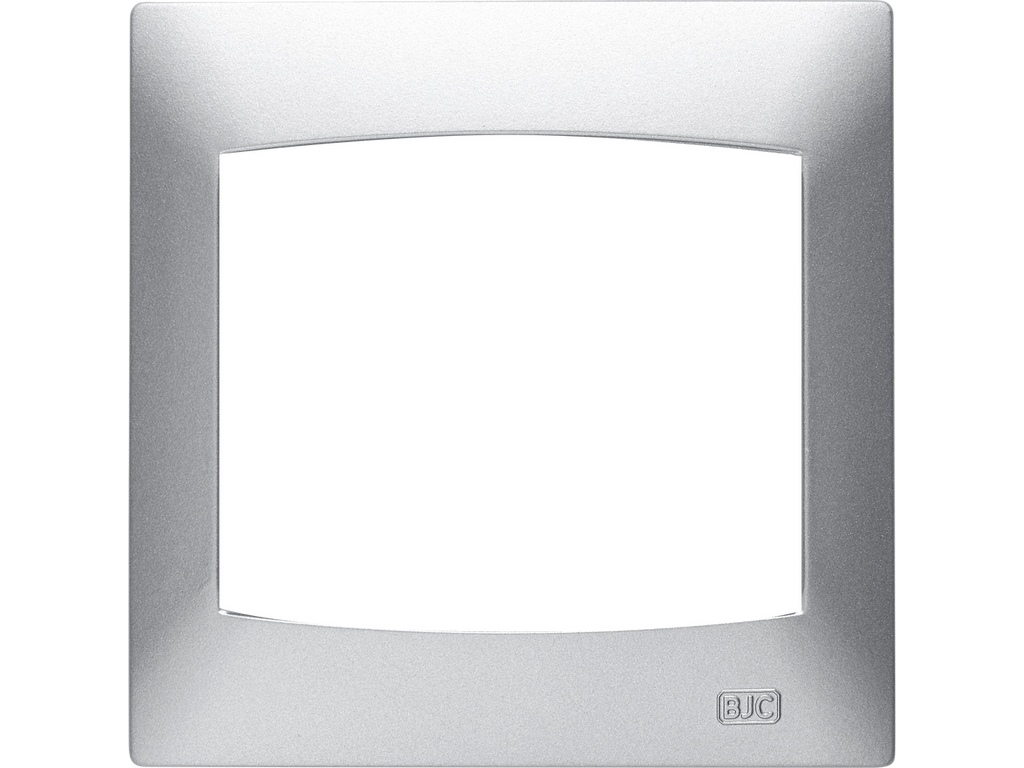 Coral, marco 1 elemento horizontal sin bastidor, plata luna