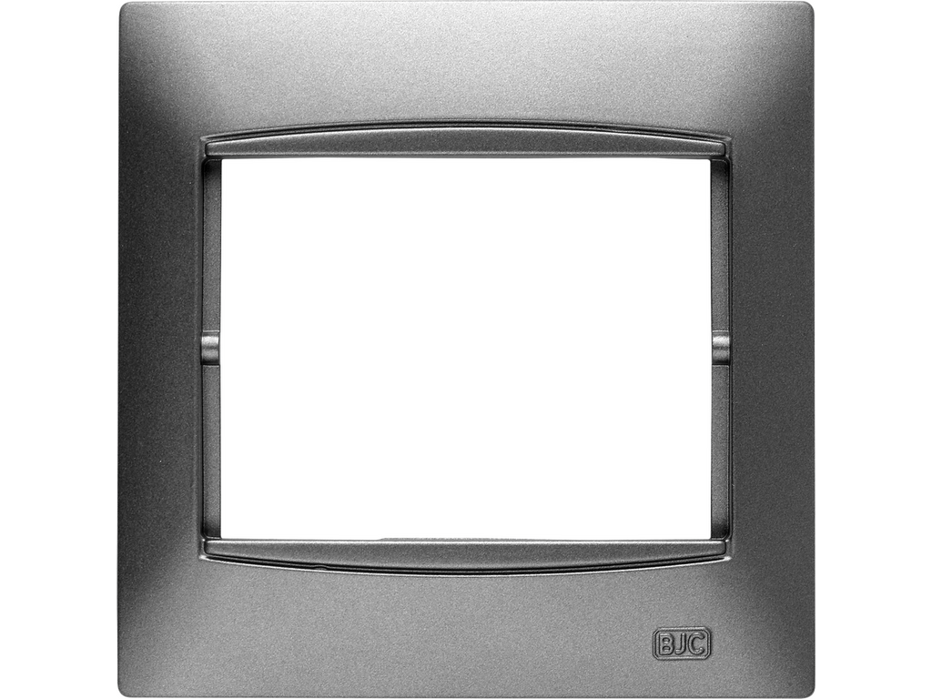 Coral, marco 1 elemento horizontal embellecedor integrado, sin bastidor gris sombra