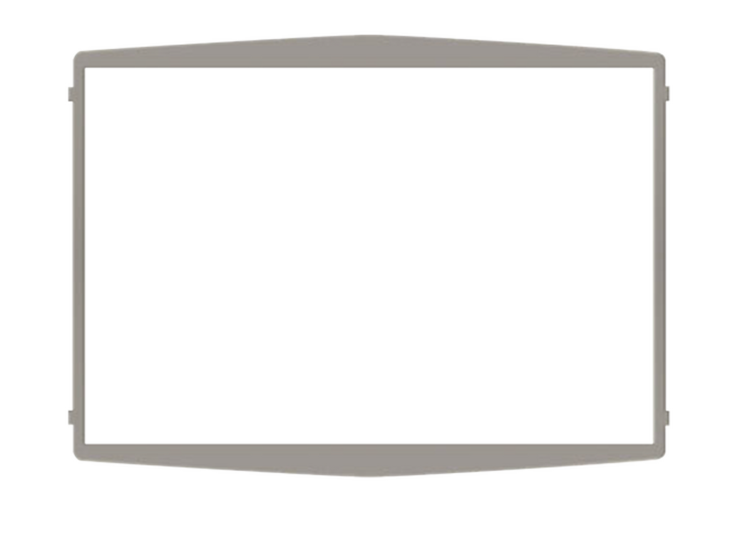 Coral, embellecedor intermedio, niquel mate