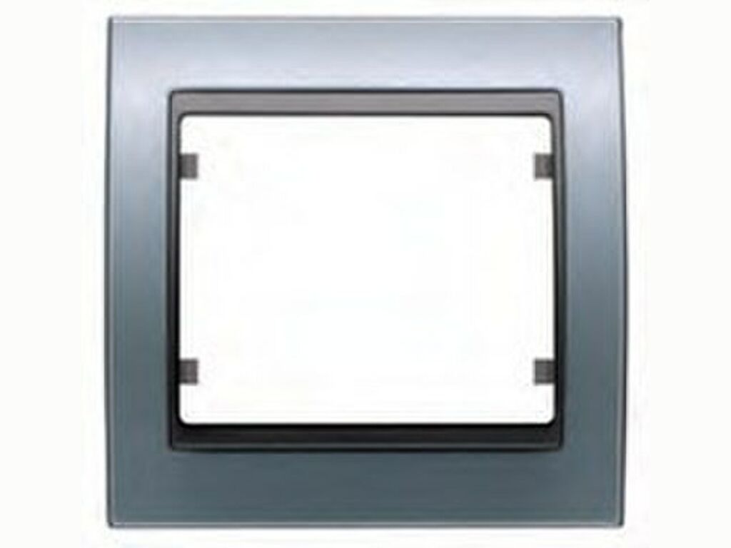 Mega, marco 3 elementos horizontal alumino prusia