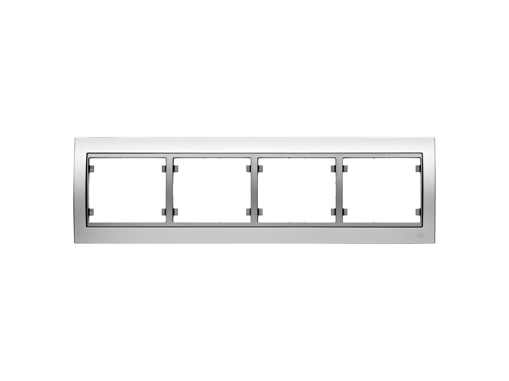 Mega, marco de 4 elementos horizontal, aluminio fusion