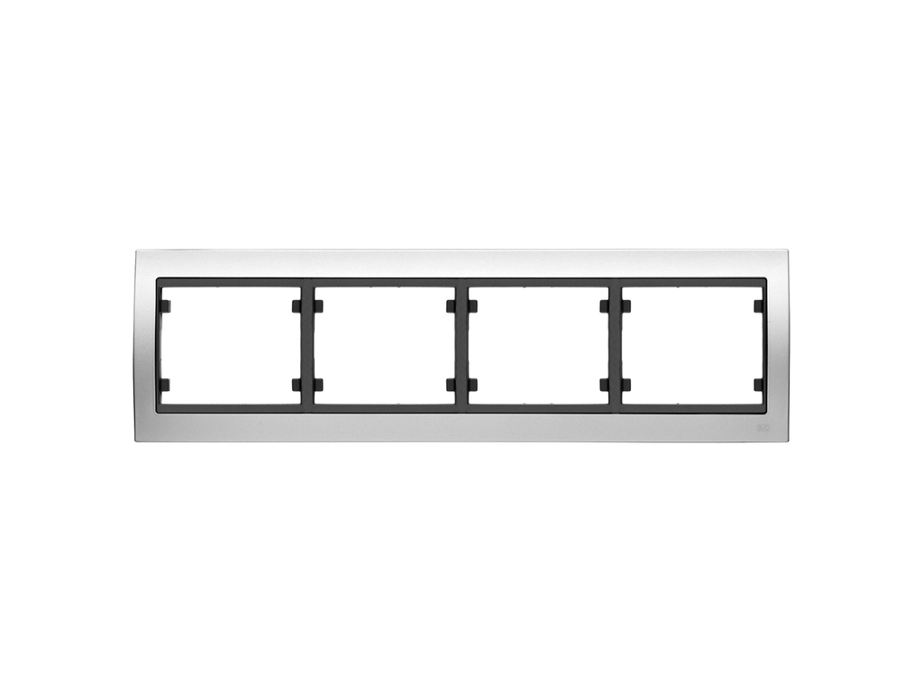 Mega, marco de 4 elementos horizontal, aluminio fusion cosso