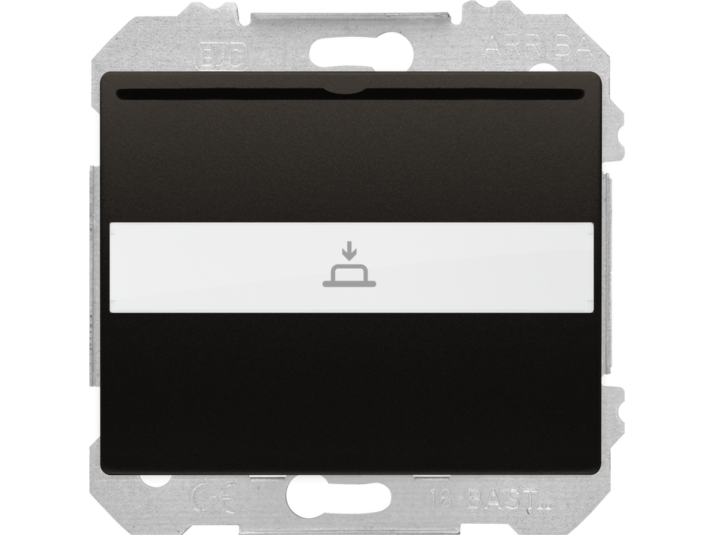 Mega, interruptor -conmutador tarjetero 1 microrruptor marron samoa 10 (1,5) a 250 v~ con lámpara in