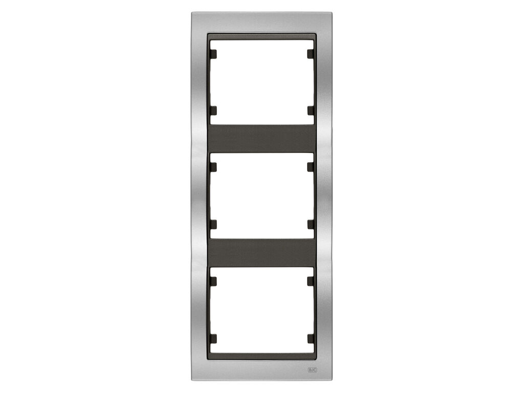 Mega, marco de 3 elementos vertical, aluminio fusion cosso