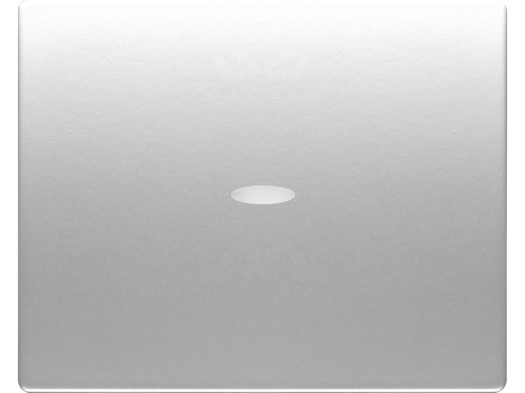 Mega, tecla interruptor/conmutador/ cruzamiento, con señalizador, aluminio fusion