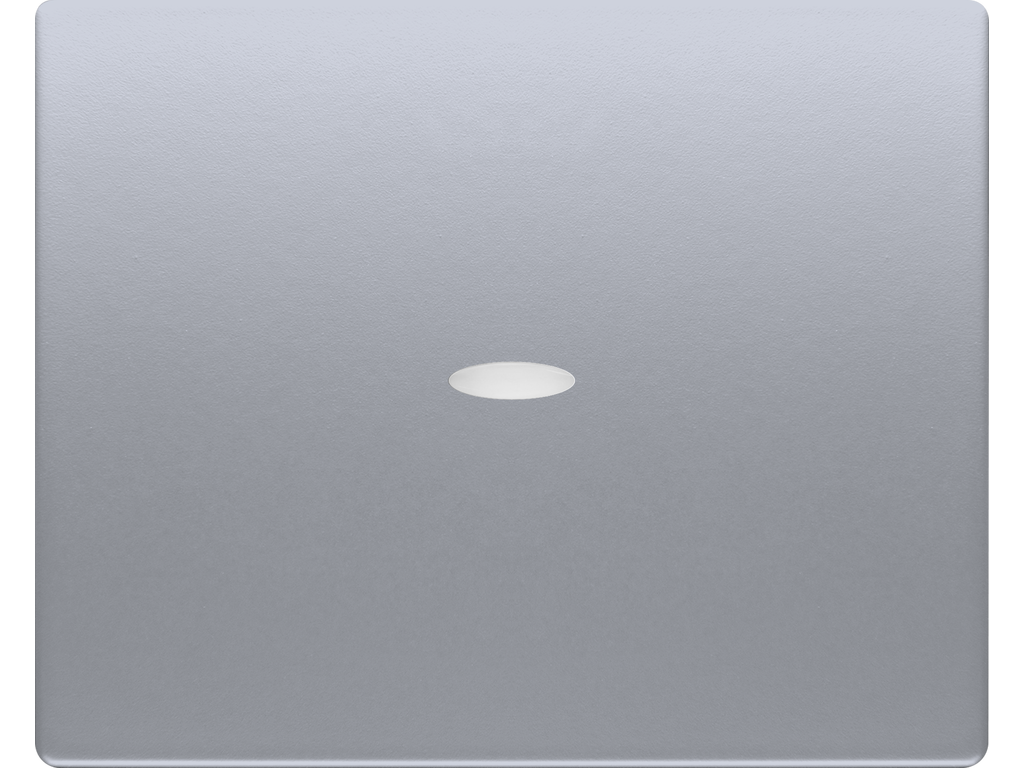 Mega, tecla interruptor /conmutador/ cruzamiento, con señalizador, alumino prusia