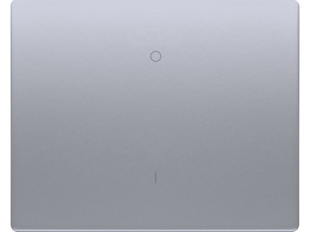 Mega, tecla interruptor bipolar alumino prusia