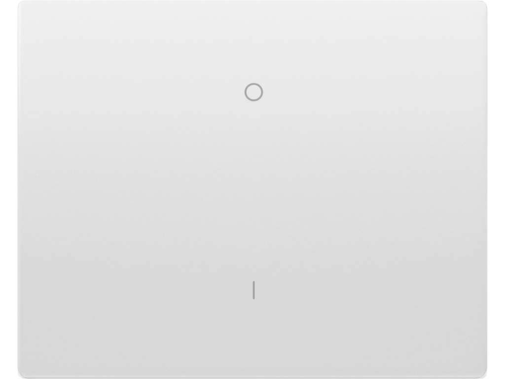 Mega, tecla interruptor bipolar blanco perla mabe